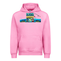 Fuchsia Pink reel great dad  libbey glass Urban Hoodie - HRA Design Shop