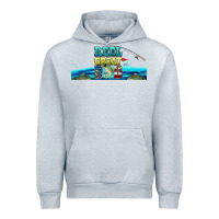 Heather Grey reel great dad  libbey glass Urban Hoodie - HRA Design Shop