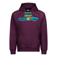 Mauve Wine reel great dad  libbey glass Urban Hoodie - HRA Design Shop