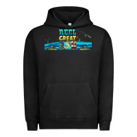Pigment Black reel great dad  libbey glass Urban Hoodie - HRA Design Shop