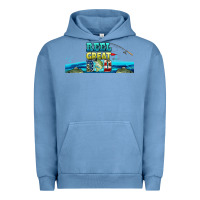 Pigment Pebble Blue reel great dad  libbey glass Urban Hoodie - HRA Design Shop