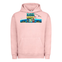 Pigment Salmon reel great dad  libbey glass Urban Hoodie - HRA Design Shop