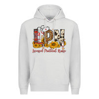 Dove Grey lpn licensed practical nurse Premium Hoodie - FaDigitalArtStudio