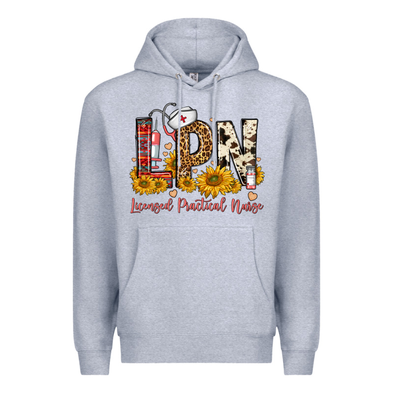 Lpn Licensed Practical Nurse Premium Hoodie by FaDigitalArtStudio | Teevron