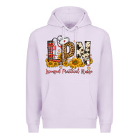 Lilac lpn licensed practical nurse Premium Hoodie - FaDigitalArtStudio