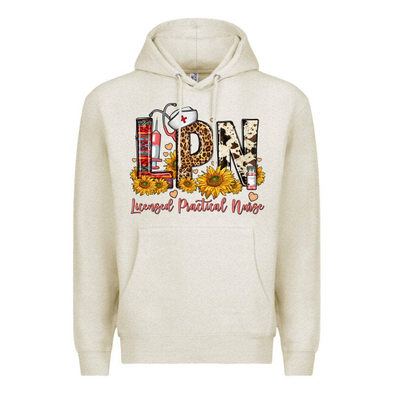 Lpn Licensed Practical Nurse Premium Hoodie by FaDigitalArtStudio | Teevron