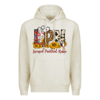 Oatmeal Heather lpn licensed practical nurse Premium Hoodie - FaDigitalArtStudio