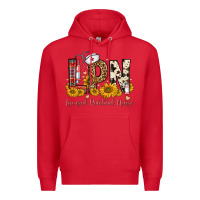 Red lpn licensed practical nurse Premium Hoodie - FaDigitalArtStudio