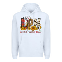 White lpn licensed practical nurse Premium Hoodie - FaDigitalArtStudio