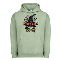 Pigment Oil Green witchy nana Urban Hoodie - RacoonDesign