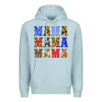 Blue Mist mama american flag 4th of july Premium Hoodie - HRA Design Shop