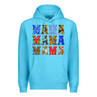 Ocean Blue mama american flag 4th of july Premium Hoodie - HRA Design Shop
