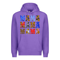 Purple mama american flag 4th of july Premium Hoodie - HRA Design Shop