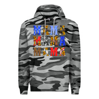 Slate Camo mama american flag 4th of july Premium Hoodie - HRA Design Shop