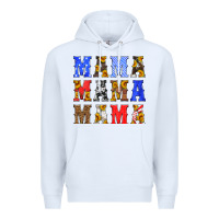 White mama american flag 4th of july Premium Hoodie - HRA Design Shop