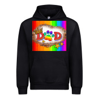 Black lgbtq dad and paw Urban Hoodie - HRA Design Shop