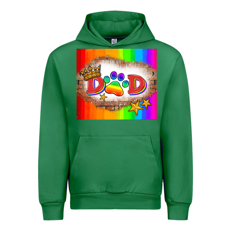 Lgbtq Dad And Paw Urban Hoodie by HRA Design Shop | Teevron
