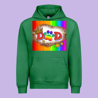 Lgbtq Dad And Paw Urban Hoodie Designed By Hra Design Shop