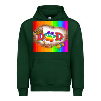 Forest Green lgbtq dad and paw Urban Hoodie - HRA Design Shop