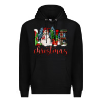 Black love christmas Premium Hoodie - FaDigitalArtStudio