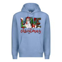 Colony Blue love christmas Premium Hoodie - FaDigitalArtStudio