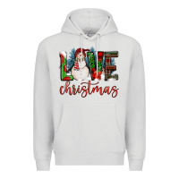 Dove Grey love christmas Premium Hoodie - FaDigitalArtStudio