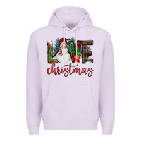 Lilac love christmas Premium Hoodie - FaDigitalArtStudio