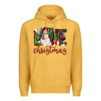 Mustard love christmas Premium Hoodie - FaDigitalArtStudio
