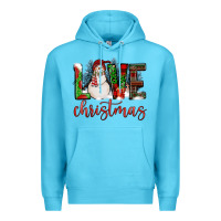 Ocean Blue love christmas Premium Hoodie - FaDigitalArtStudio
