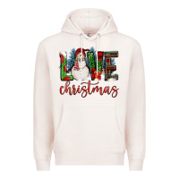 Pale Pink love christmas Premium Hoodie - FaDigitalArtStudio