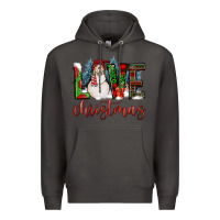 Smoke love christmas Premium Hoodie - FaDigitalArtStudio