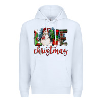 White love christmas Premium Hoodie - FaDigitalArtStudio