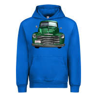 Cobalt western green truck front view Urban Hoodie - FaDigitalArtStudio