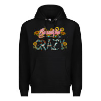 Black beautiful crazy Premium Hoodie - CowhideDigitalArt