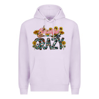 Lilac beautiful crazy Premium Hoodie - CowhideDigitalArt