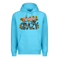 Ocean Blue beautiful crazy Premium Hoodie - CowhideDigitalArt