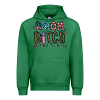 Emerald boom bitch Urban Hoodie - CowhideDigitalArt