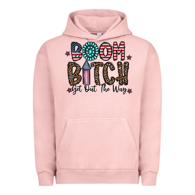 Boom Bitch Urban Hoodie by CowhideDigitalArt | Teevron