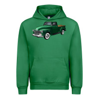 Emerald western green truck right 34 view Urban Hoodie - FaDigitalArtStudio