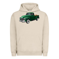 Pigment French Oak western green truck right 34 view Urban Hoodie - FaDigitalArtStudio
