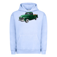Pigment Grape Ice western green truck right 34 view Urban Hoodie - FaDigitalArtStudio