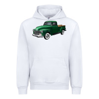 White western green truck right 34 view Urban Hoodie - FaDigitalArtStudio