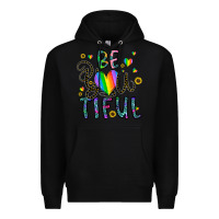 Black be you tiful Premium Hoodie - CowhideDigitalArt