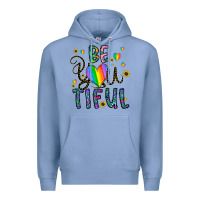 Colony Blue be you tiful Premium Hoodie - CowhideDigitalArt
