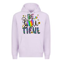 Lilac be you tiful Premium Hoodie - CowhideDigitalArt