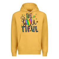 Mustard be you tiful Premium Hoodie - CowhideDigitalArt
