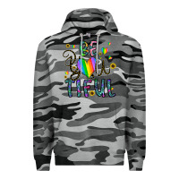 Slate Camo be you tiful Premium Hoodie - CowhideDigitalArt