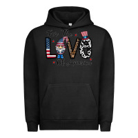Pigment Black for the lovee of america gnome Urban Hoodie - CowhideDigitalArt