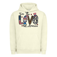 Pigment Pistachio for the lovee of america gnome Urban Hoodie - CowhideDigitalArt