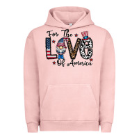 Pigment Salmon for the lovee of america gnome Urban Hoodie - CowhideDigitalArt